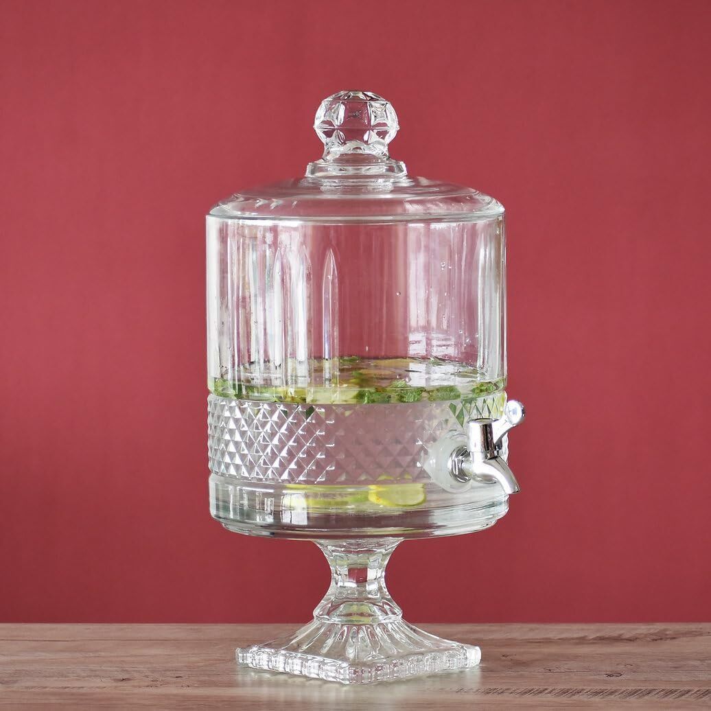 Glass Beverage Dispenser For Lemonade,Cold Drink,Ideal for Kitchen & Restaurant Bottom Loading Water Dispenser-image-45