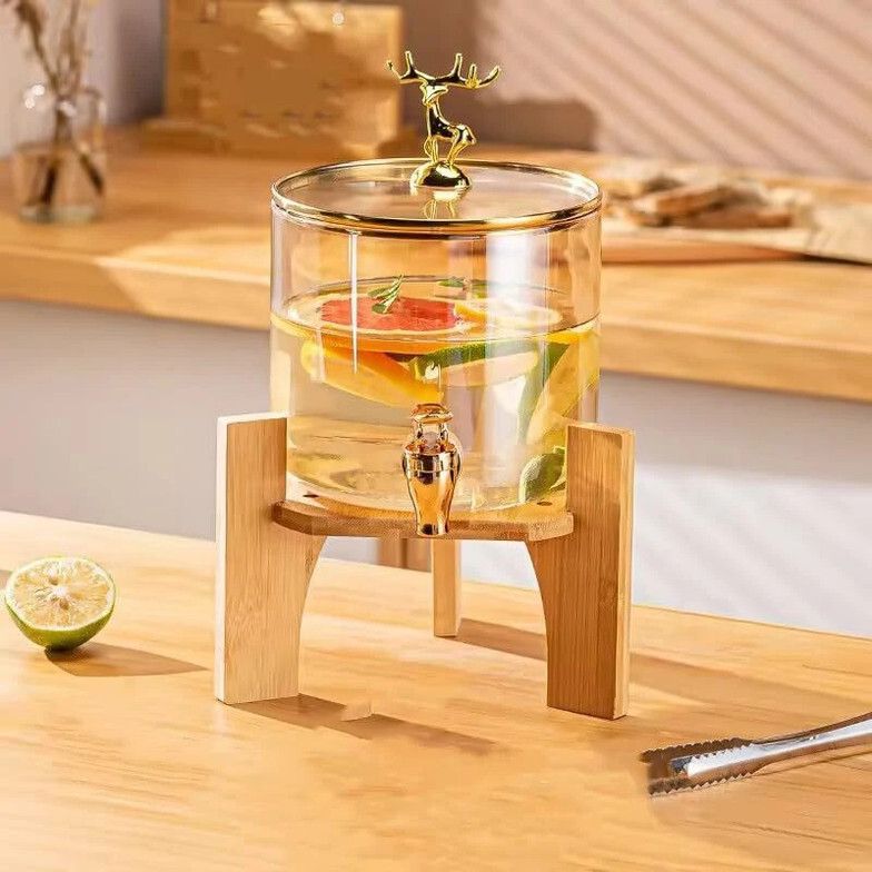 smilery 3600 ML Water Beverage Dispenser with Wooden Stand Bottom Loading Water Bottom Loading Water Dispenser-picture-19