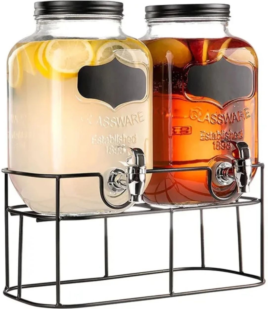 Glass container with golden stand with tap Bottom Loading Water Dispenser-image-39
