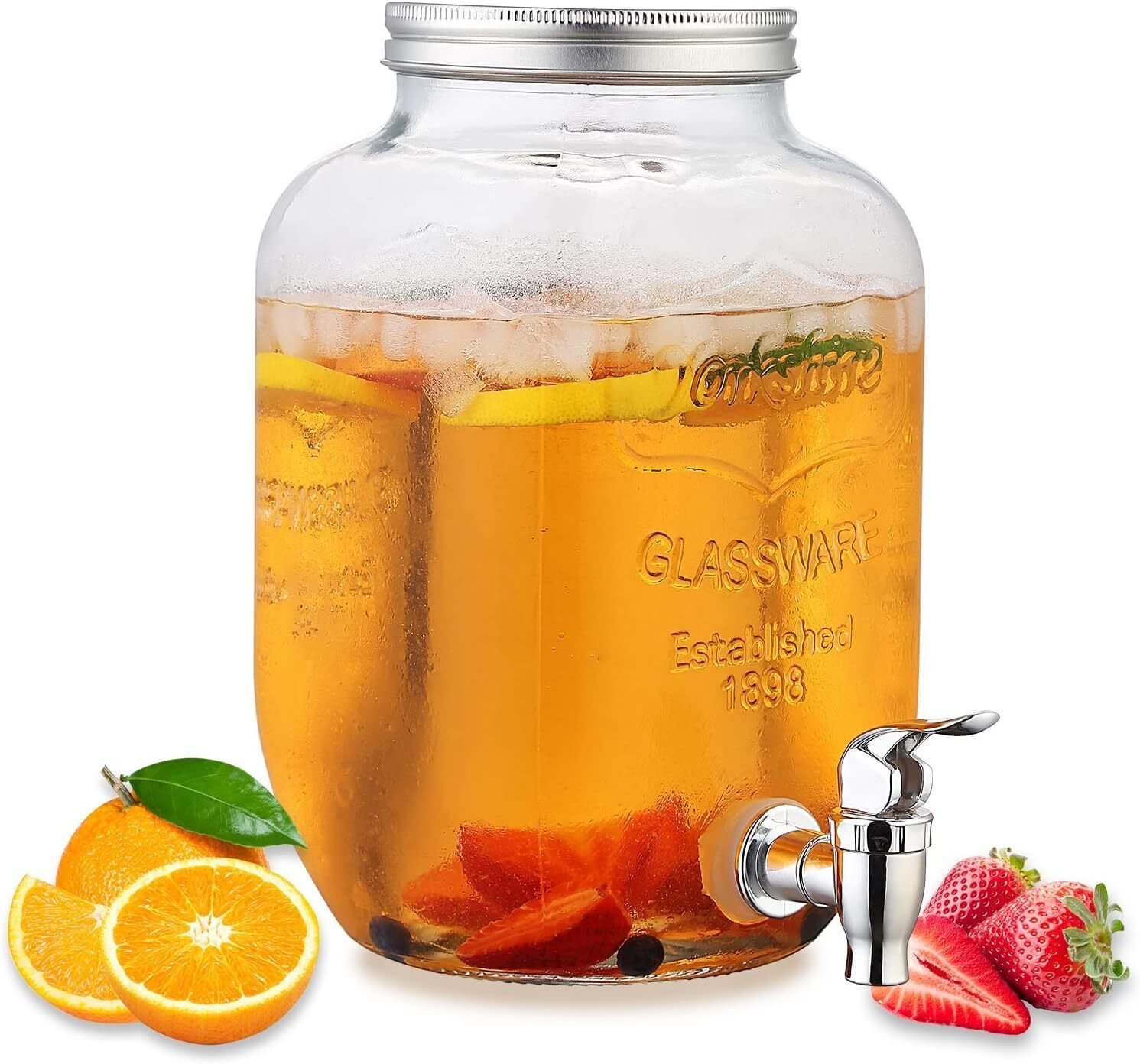 ravri traders 4 L Glass Table Top Manual Water Dispenser-picture-18