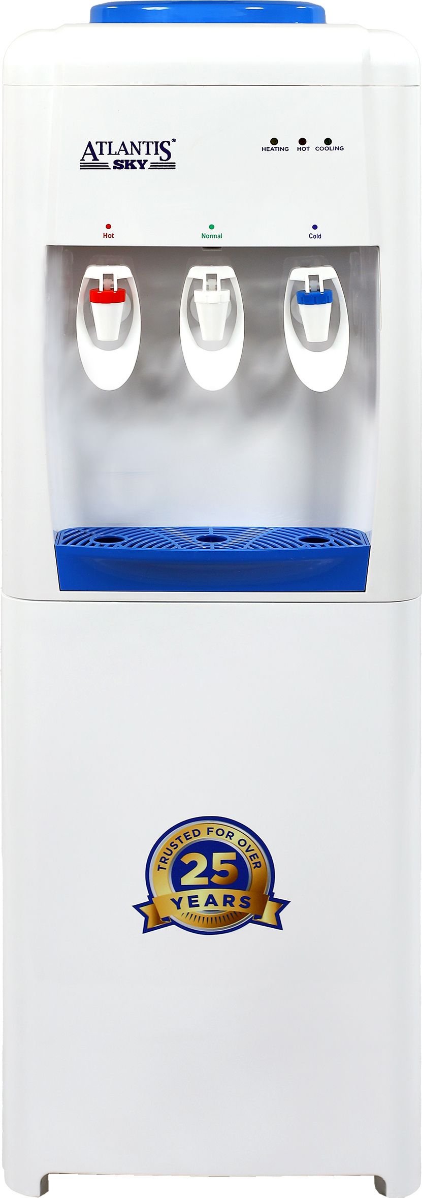 atlantis SKY Hot, Normal & Cold | Floor Standing- 3 Taps Bottled Water Dispenser-picture-3