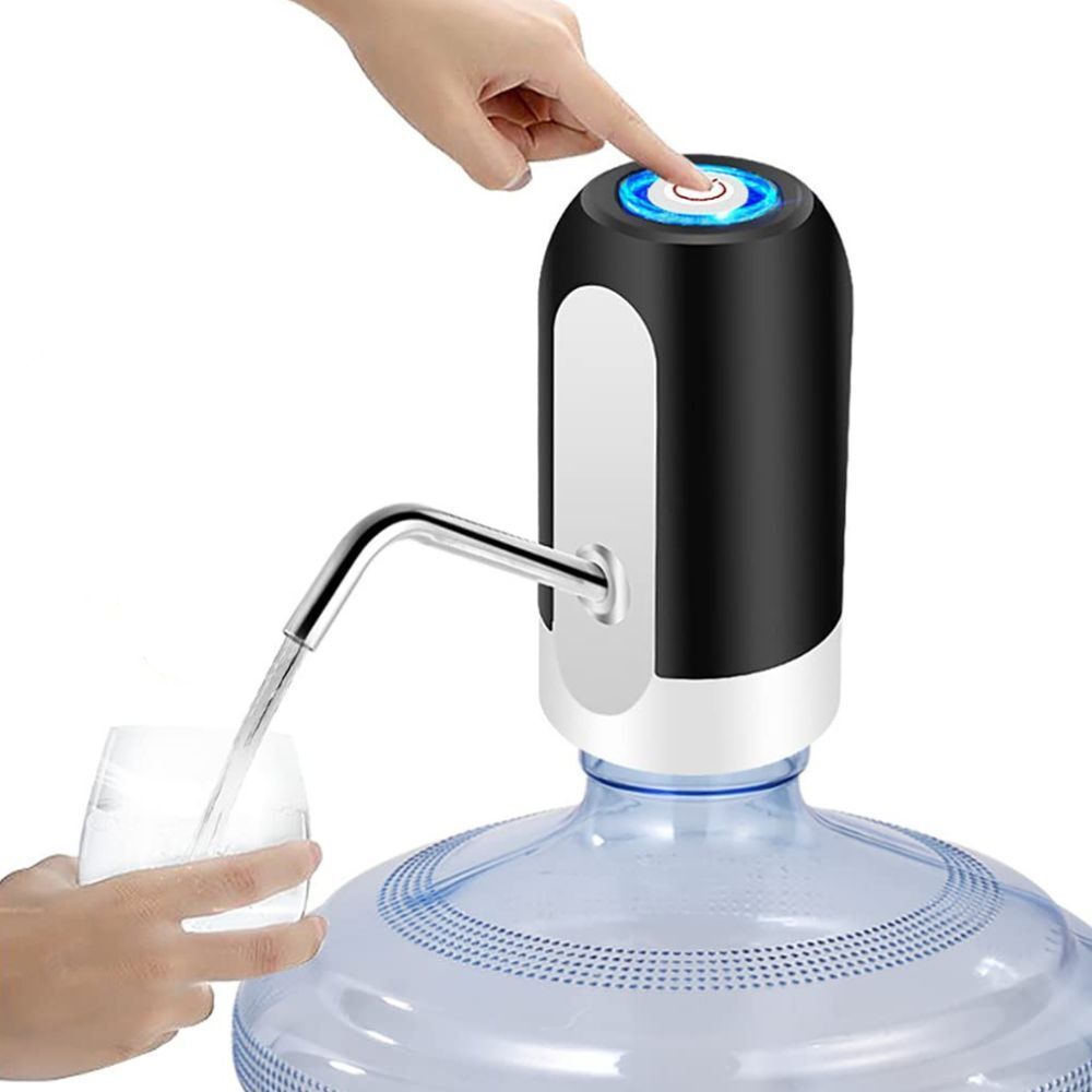 comfortinglives Portable Drinking Water Pump with Stainless Steel Nozzle for Water Can Bottled Water Dispenser-picture-29