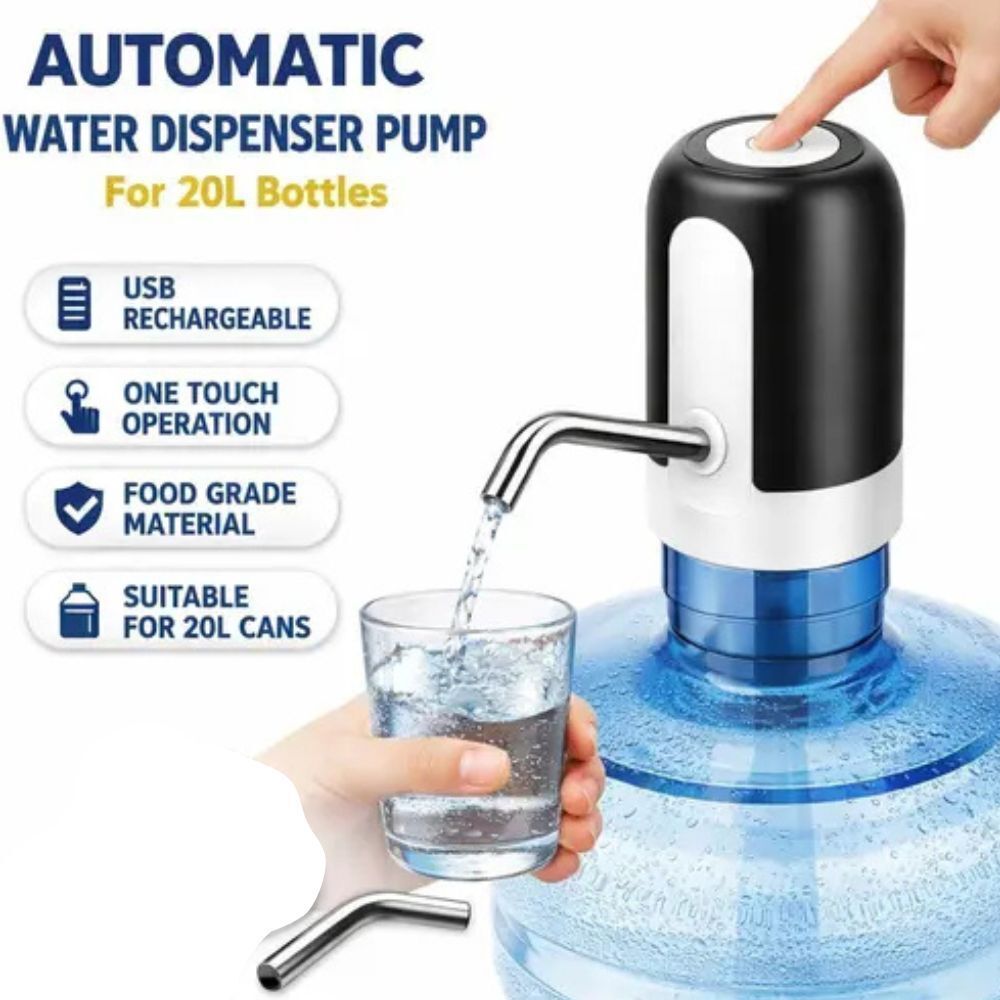 comfortinglives Portable Water Dispenser Pump for 20L Water Can with ABS Body and Steel Outlet Bottled Water Dispenser-picture-43