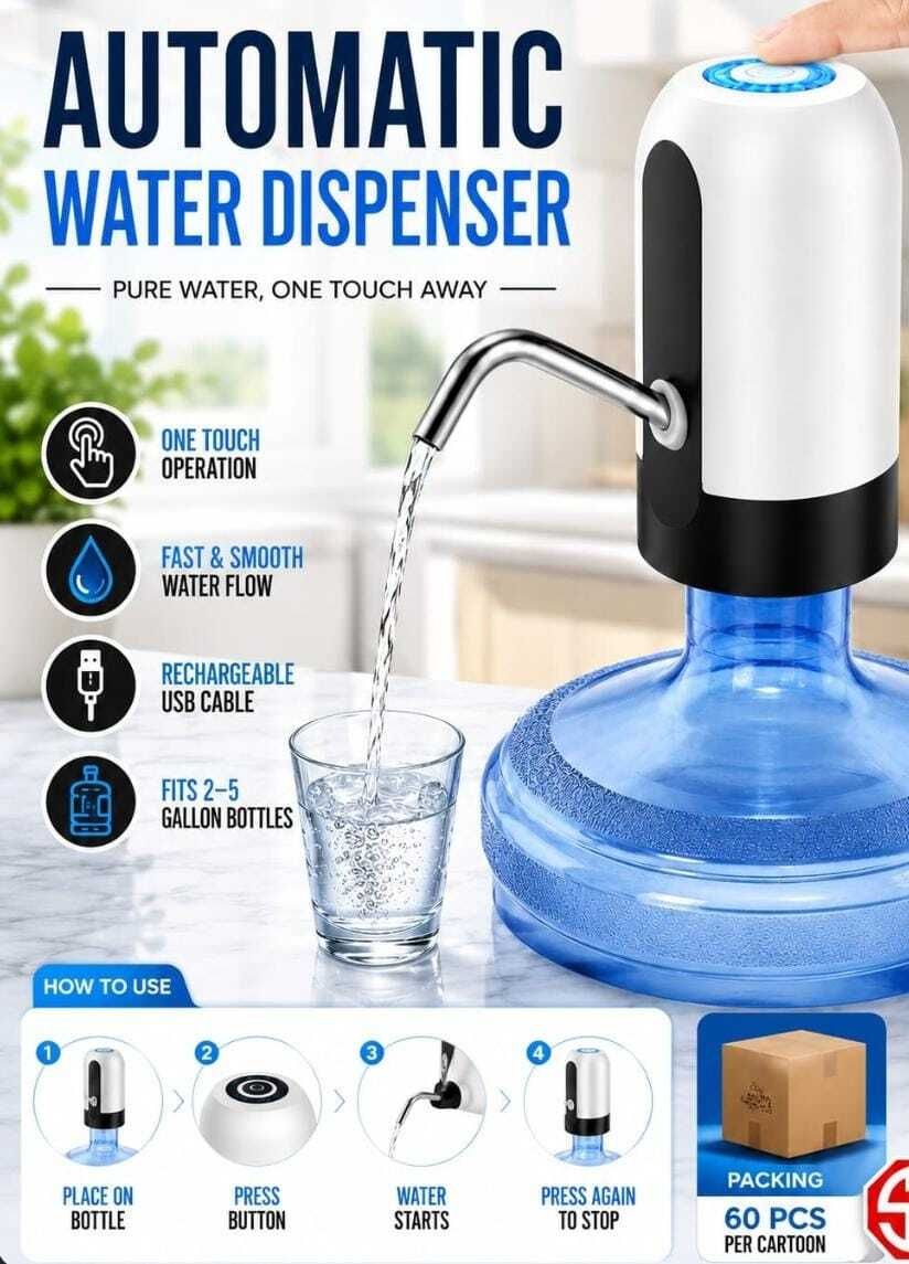 WATER DISPENSER Bottled Water Dispenser Centrifugal Water Pump 5L To 20 Litre Bottled Water Dispenser-image-36
