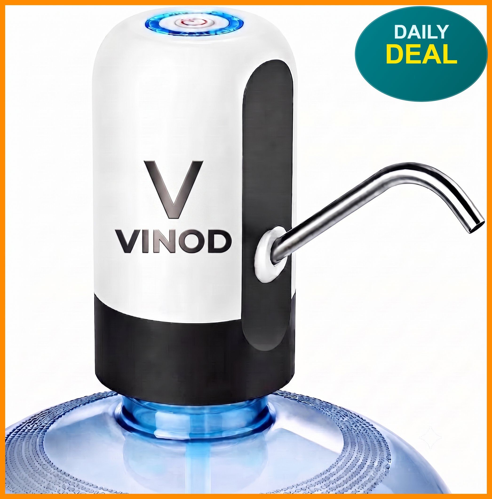 USB Rechargeable Water Dispenser Pump Wireless Auto for 20L Jar Bottom Loading Water Dispenser-image-7