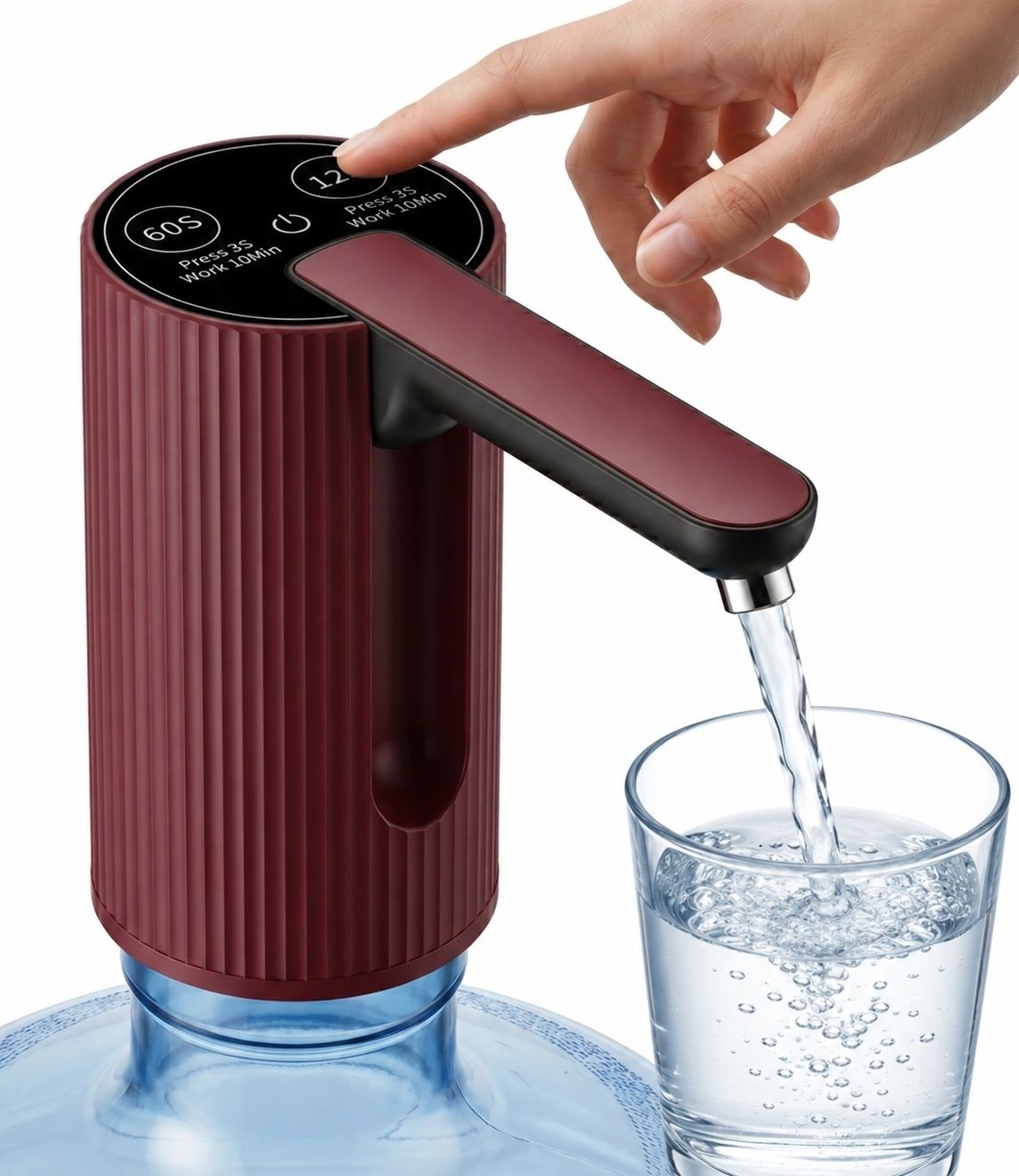 ashpo water dispenser for 20liter water can bottle, 3 timer modes type-c port for home Bottled Water Dispenser-picture-19