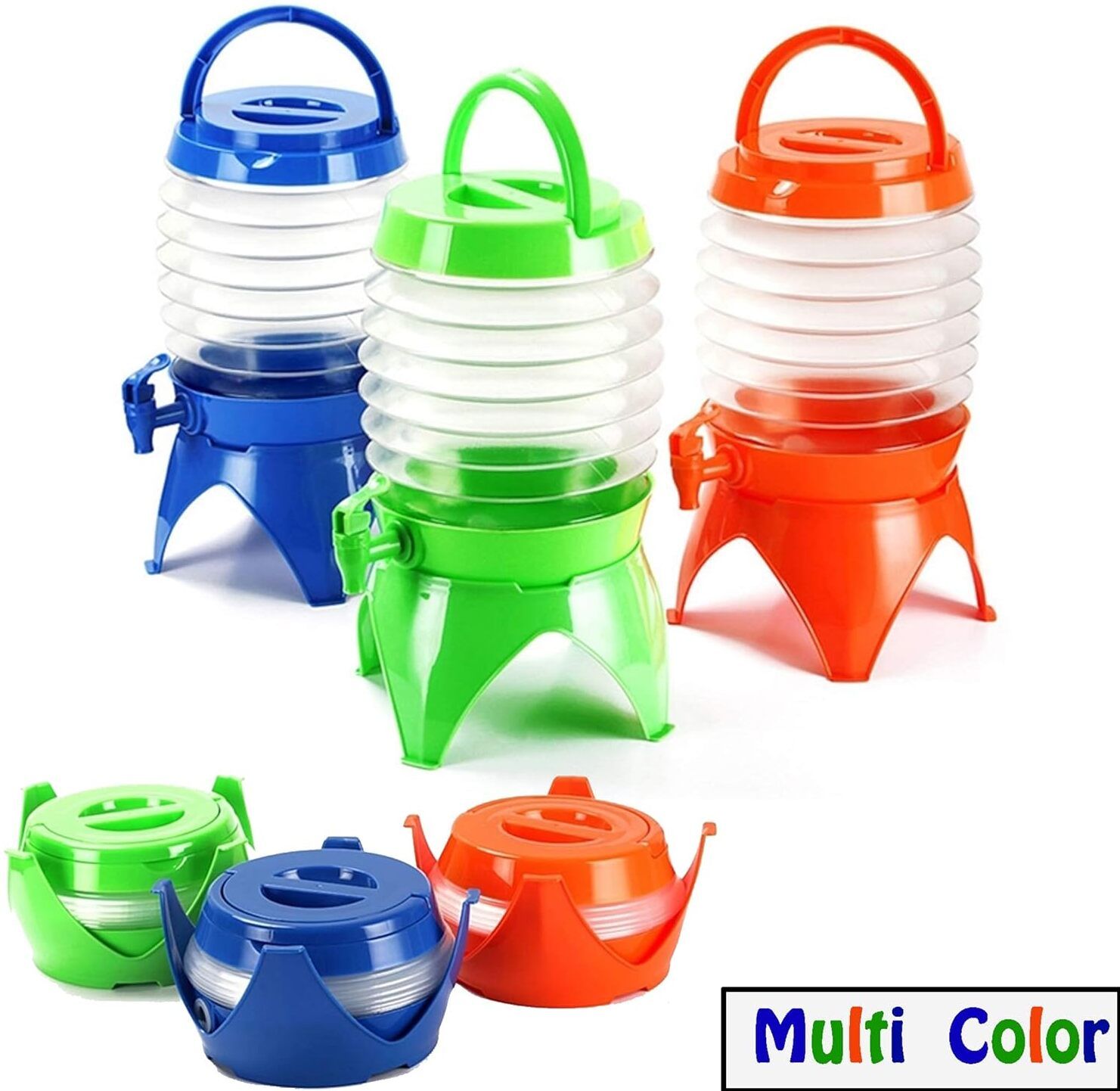 Collapsible Water Dispenser with Tap Portable Foldable Water Storage Tank Bottled Water Dispenser-image-37