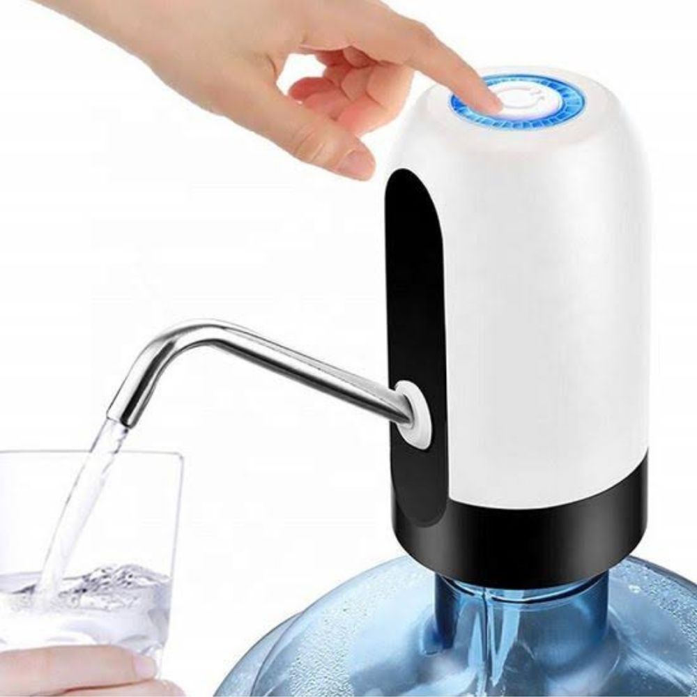 comfortinglives Automatic Drinking Water Pump with Stainless Steel Outlet Pipe and USB Cable Bottled Water Dispenser-picture-39