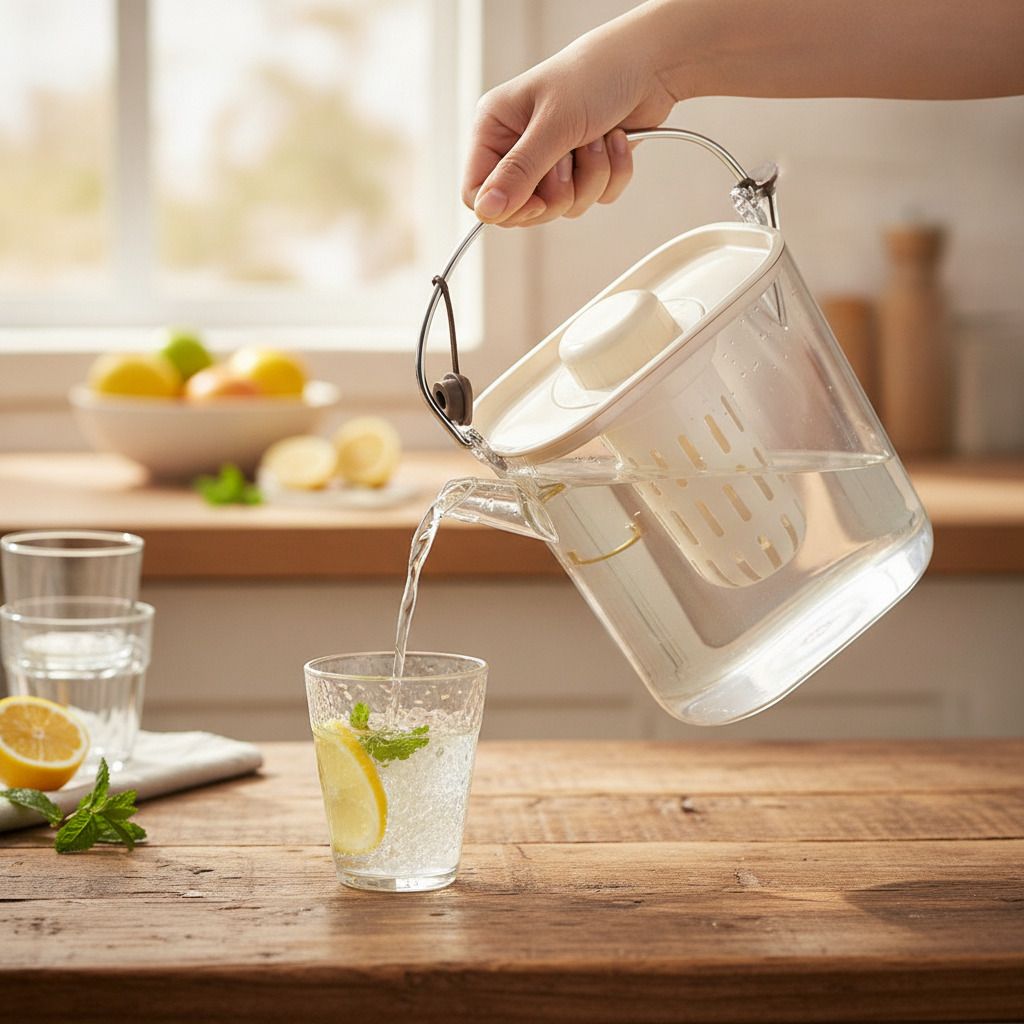 storkify home Aesthetic Drink Container with Filter for Fridge and Kitchen Bottled Water Dispenser-picture-10