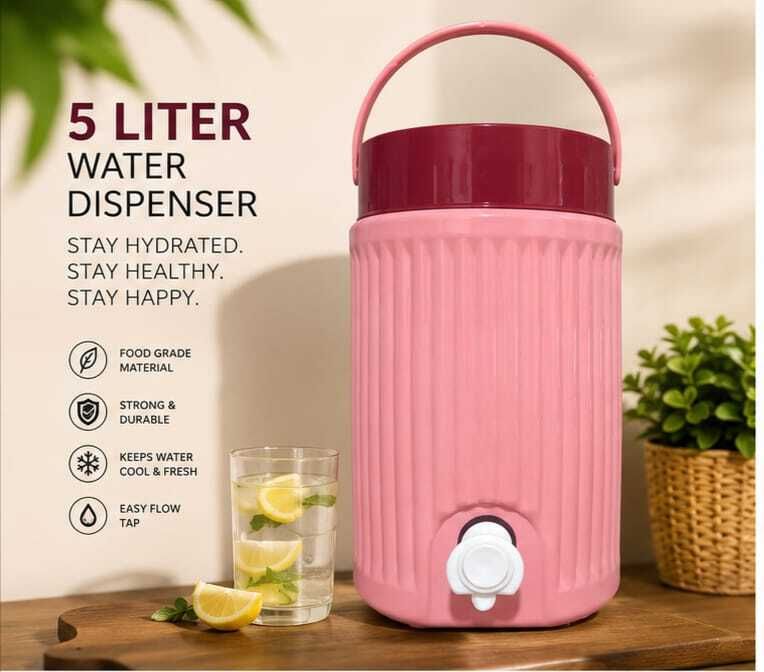 vastrika fashion PREMIUM 5 LITER WATER DISPENSER CAN Bottled Water Dispenser-picture-32