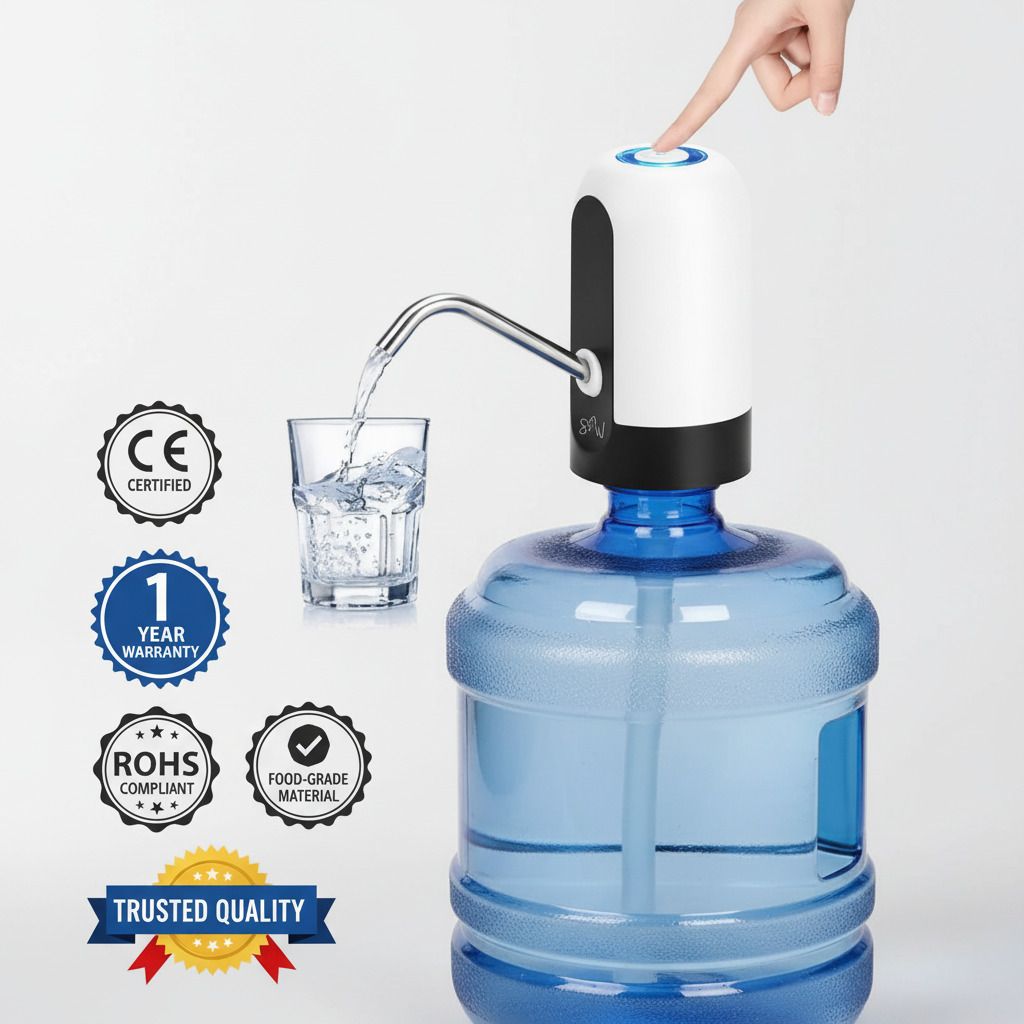 Wireless Automatic Rechargeable Water Dispenser Pump Bottom Loading Water Dispenser-image-29