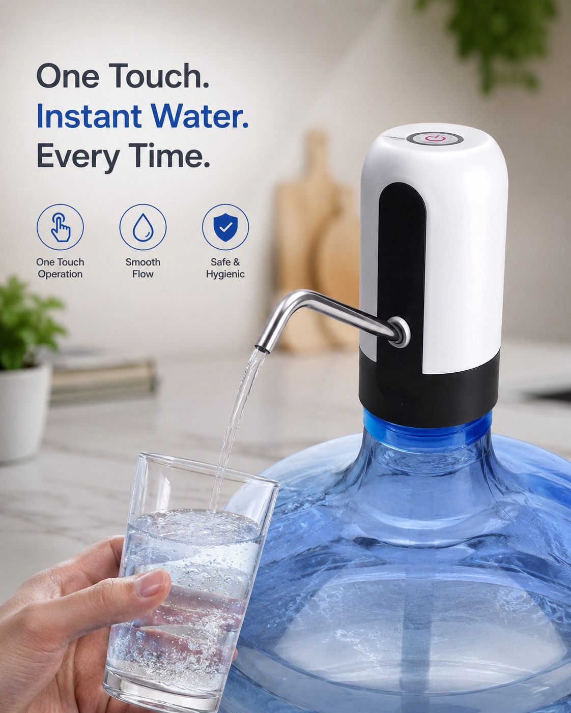 rd verse USB Rechargeable Automatic Water Dispenser Pump Bottled Water Dispenser-picture-17