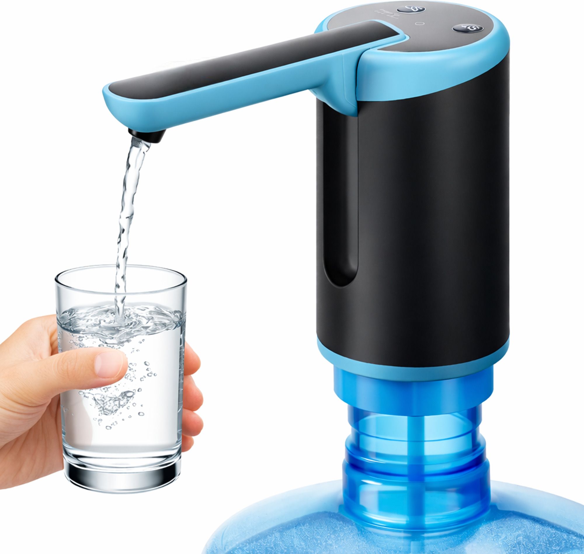 Automatic water pump, 3 Mood 12s, 60s and continue Flow, Foldable Bottled Water Dispenser-image-39