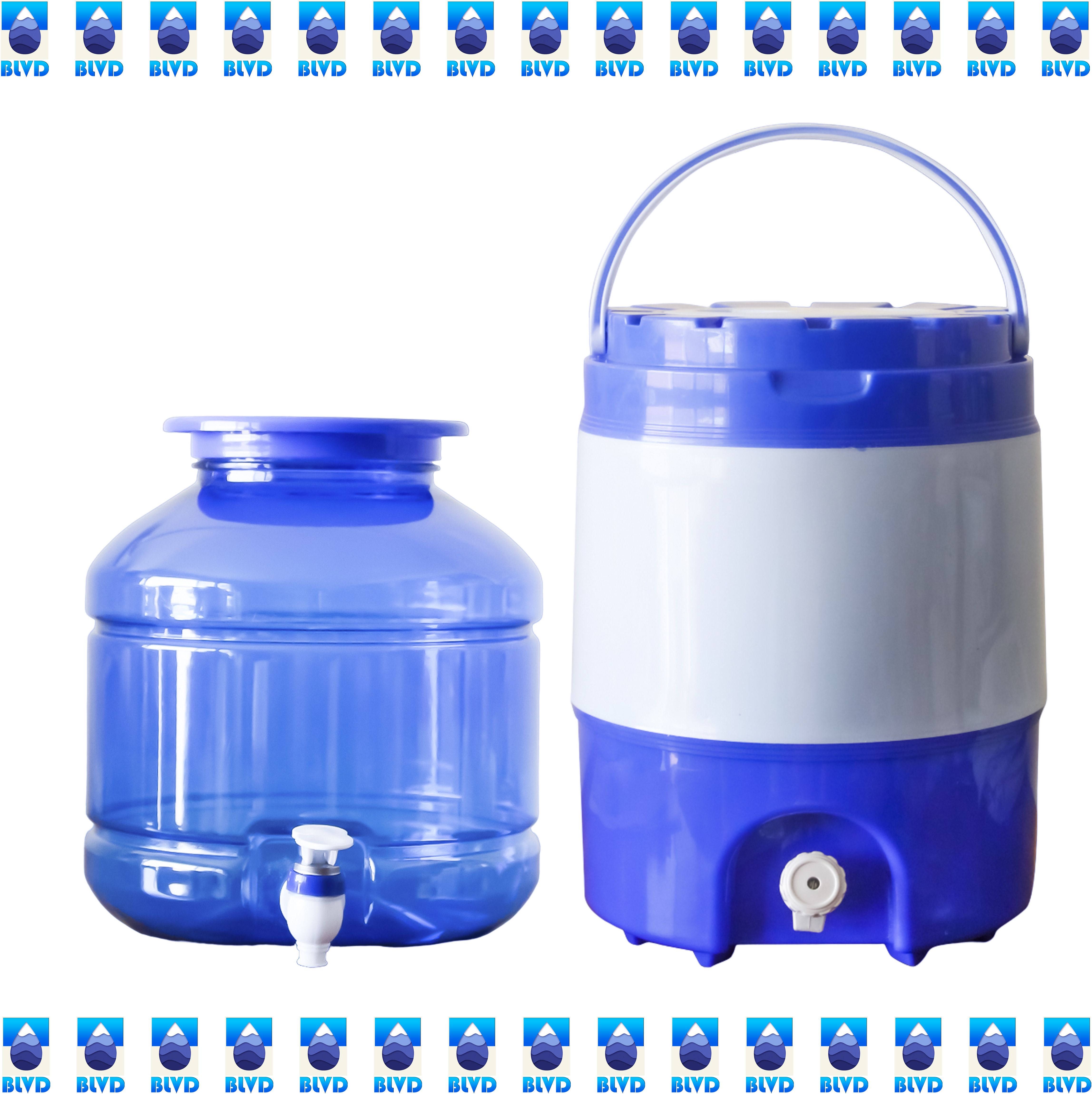 10 L Blue handi and 20 L Blue Jar Combo 30 L Drum-image-31