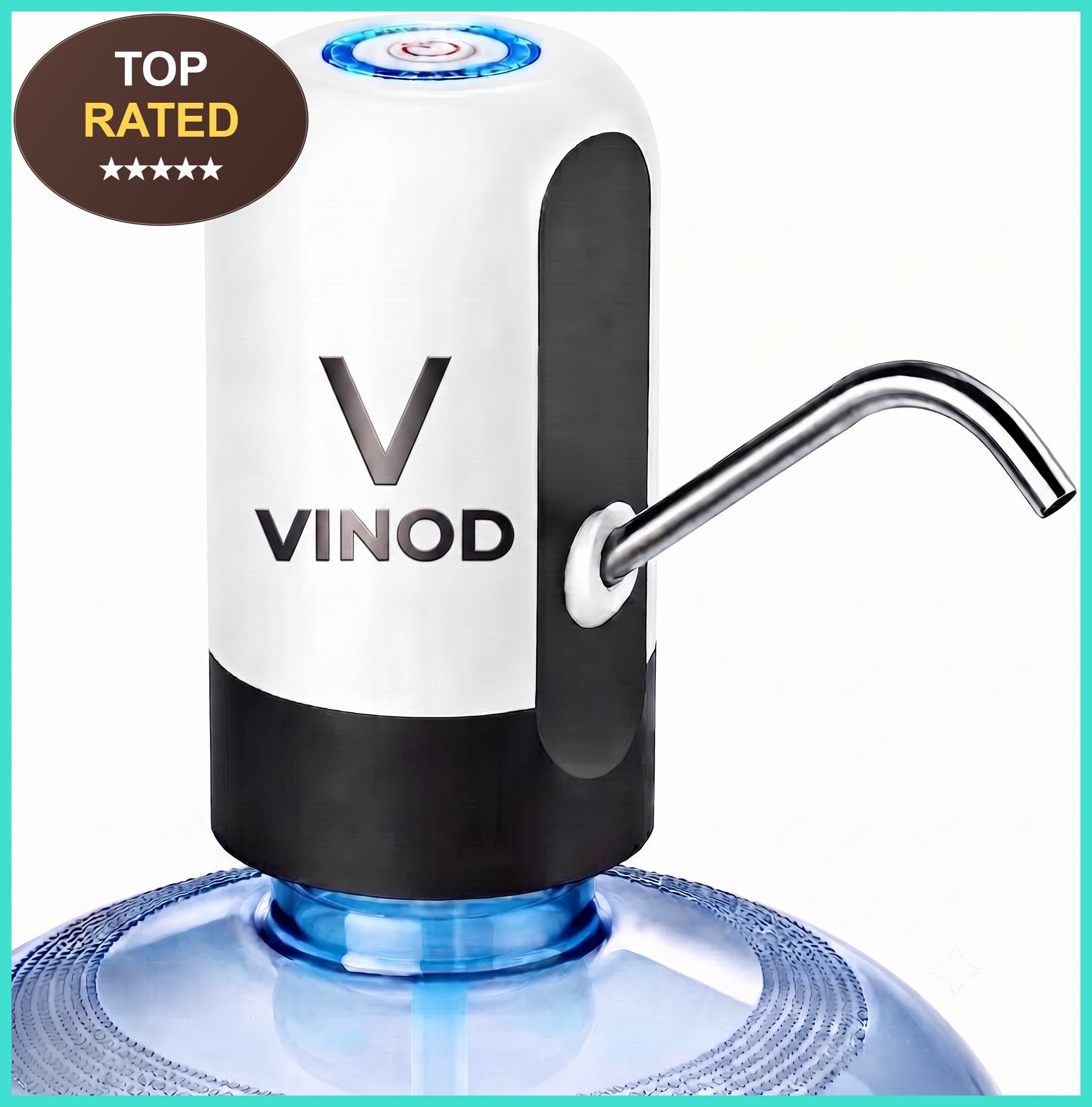 USB Rechargeable Automatic Water Dispenser Pump Wireless 20L Bottom Loading Water Dispenser-image-20