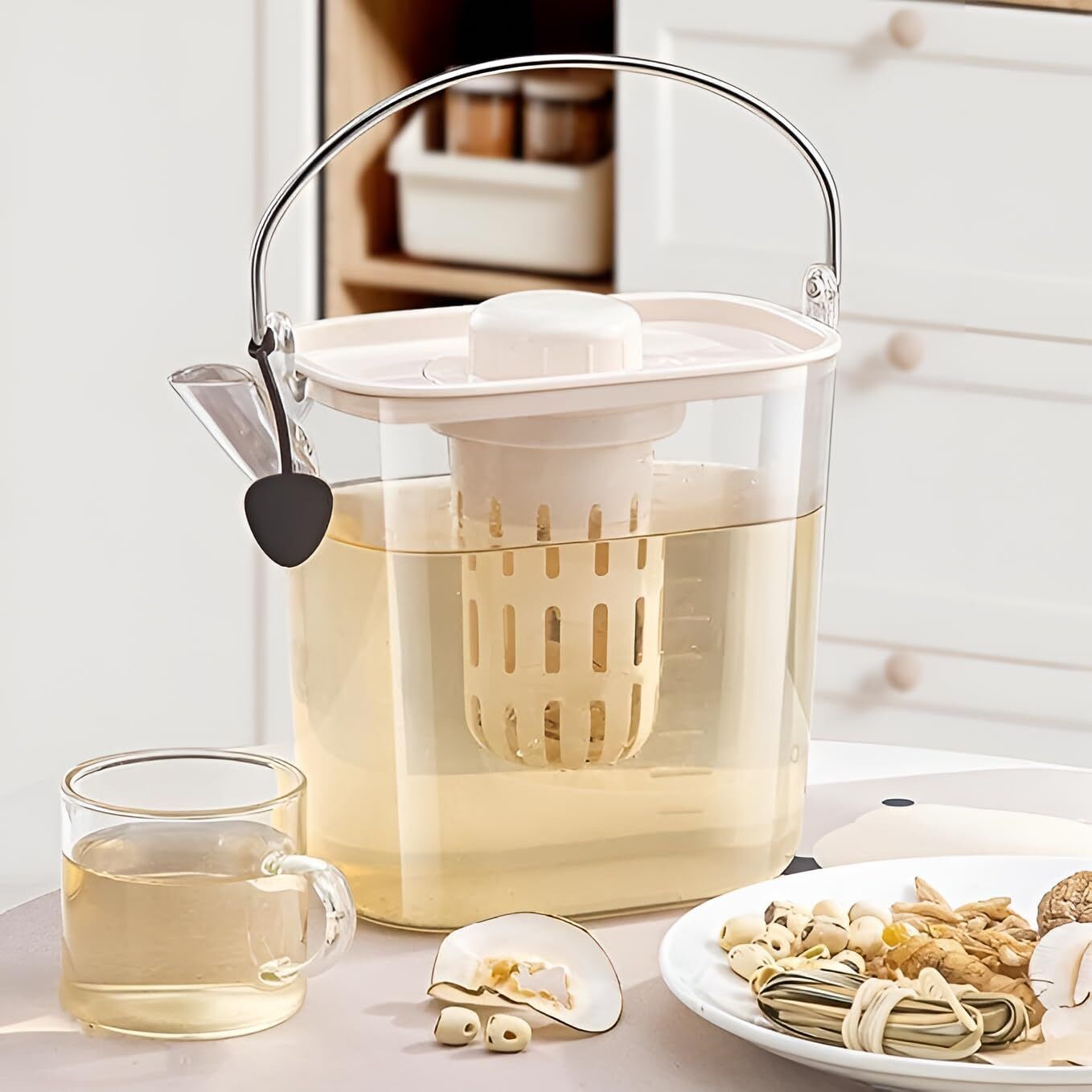 storkify home Plastic Drink Container with Filter and Tap for Juice and Water Bottled Water Dispenser-picture-11