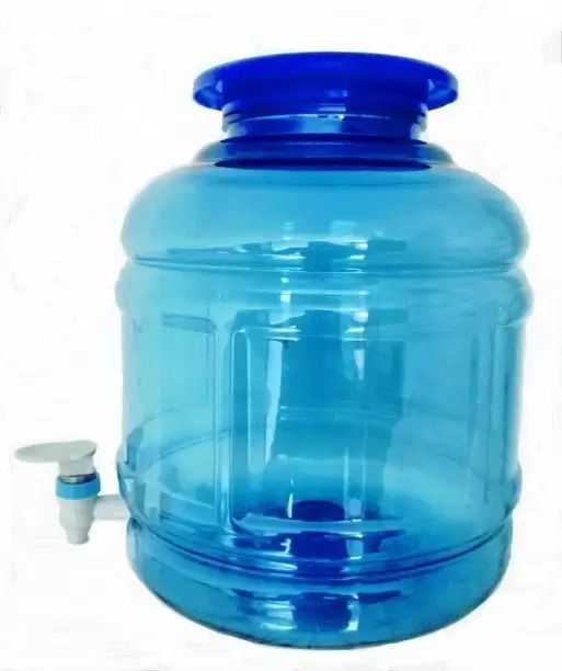 Plastic Water Dispenser Jar Matka with Tap Bottled Water Dispenser