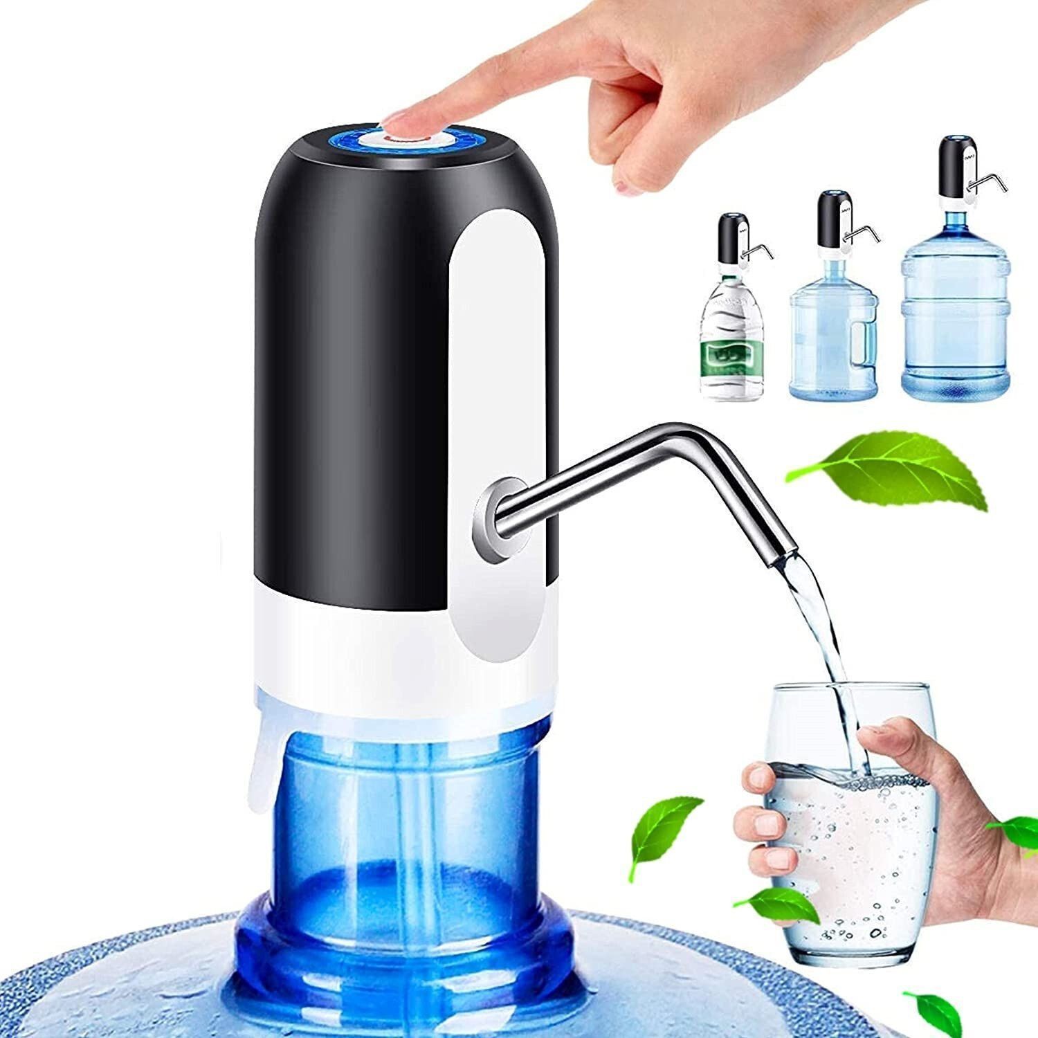 Rechargeable Electric Automatic Water Dispenser Bottle Can Pump USB Wireless Bottom Loading Water Dispenser-image-30