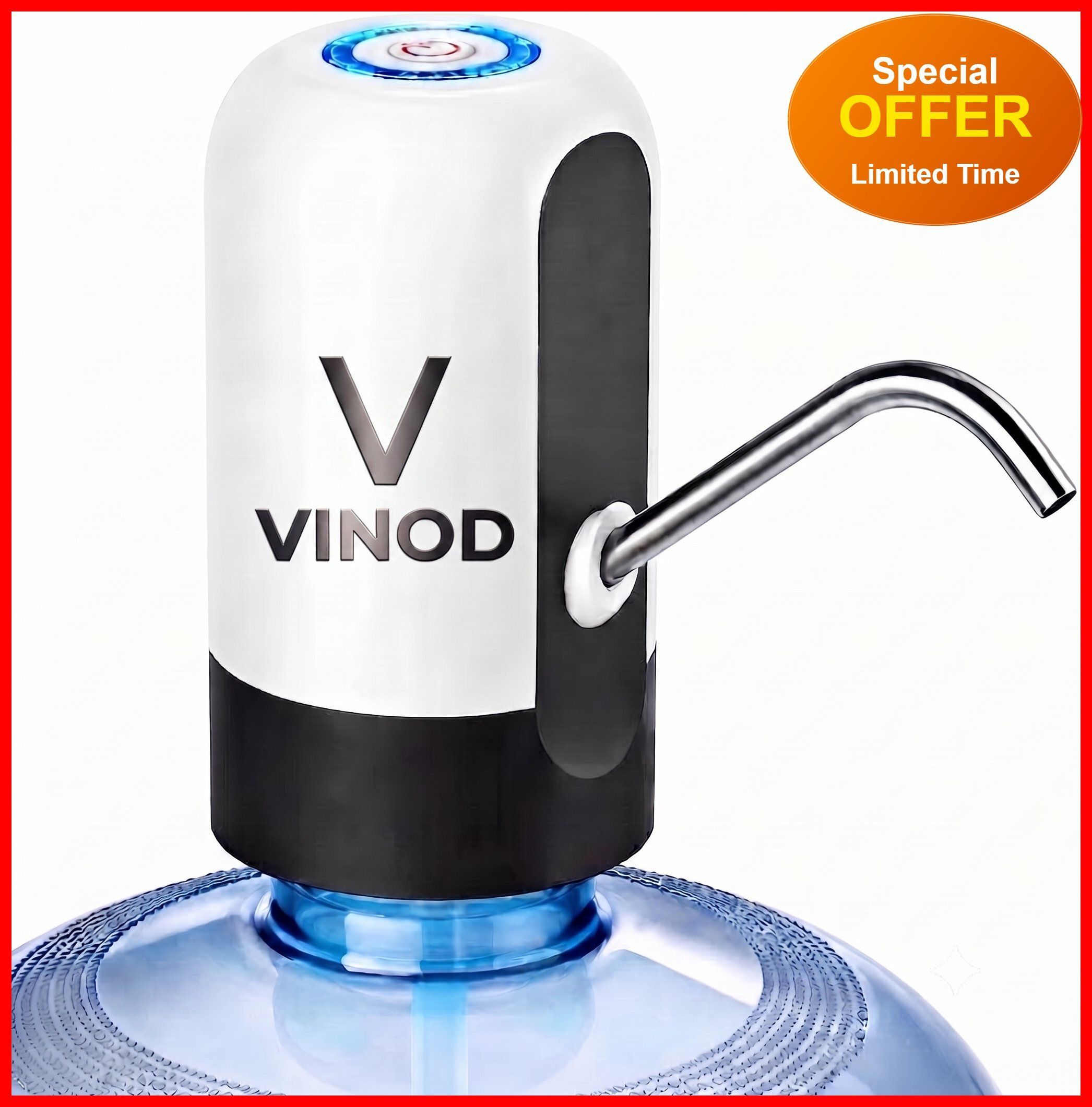 Automatic Wireless Water Can Dispenser Pump USB 20L Easy Flow Bottom Loading Water Dispenser-image-35