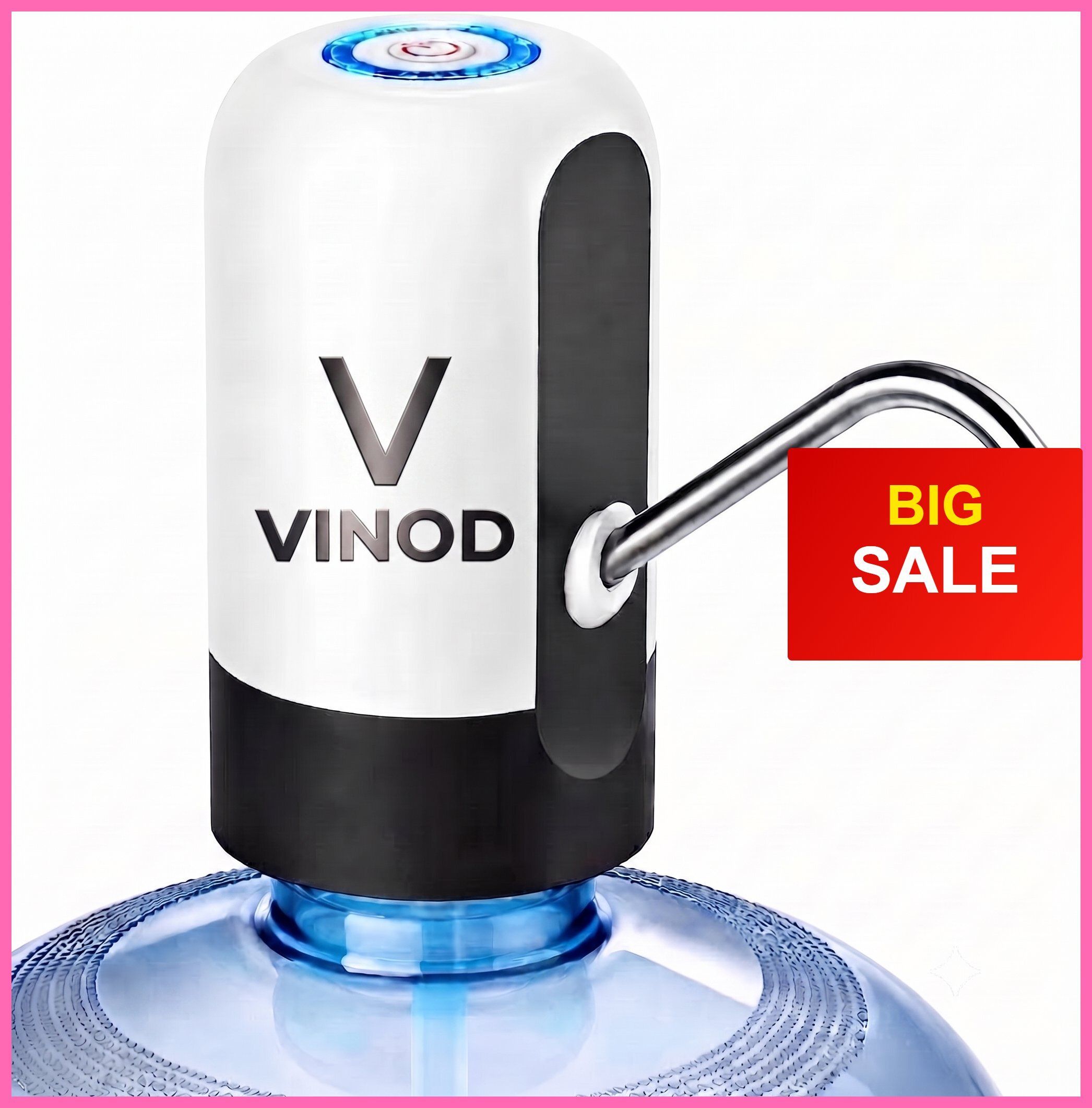Automatic Water Dispenser Pump for 20 Litre Bottle USB Rechargeable Bottom Loading Water Dispenser-image-37