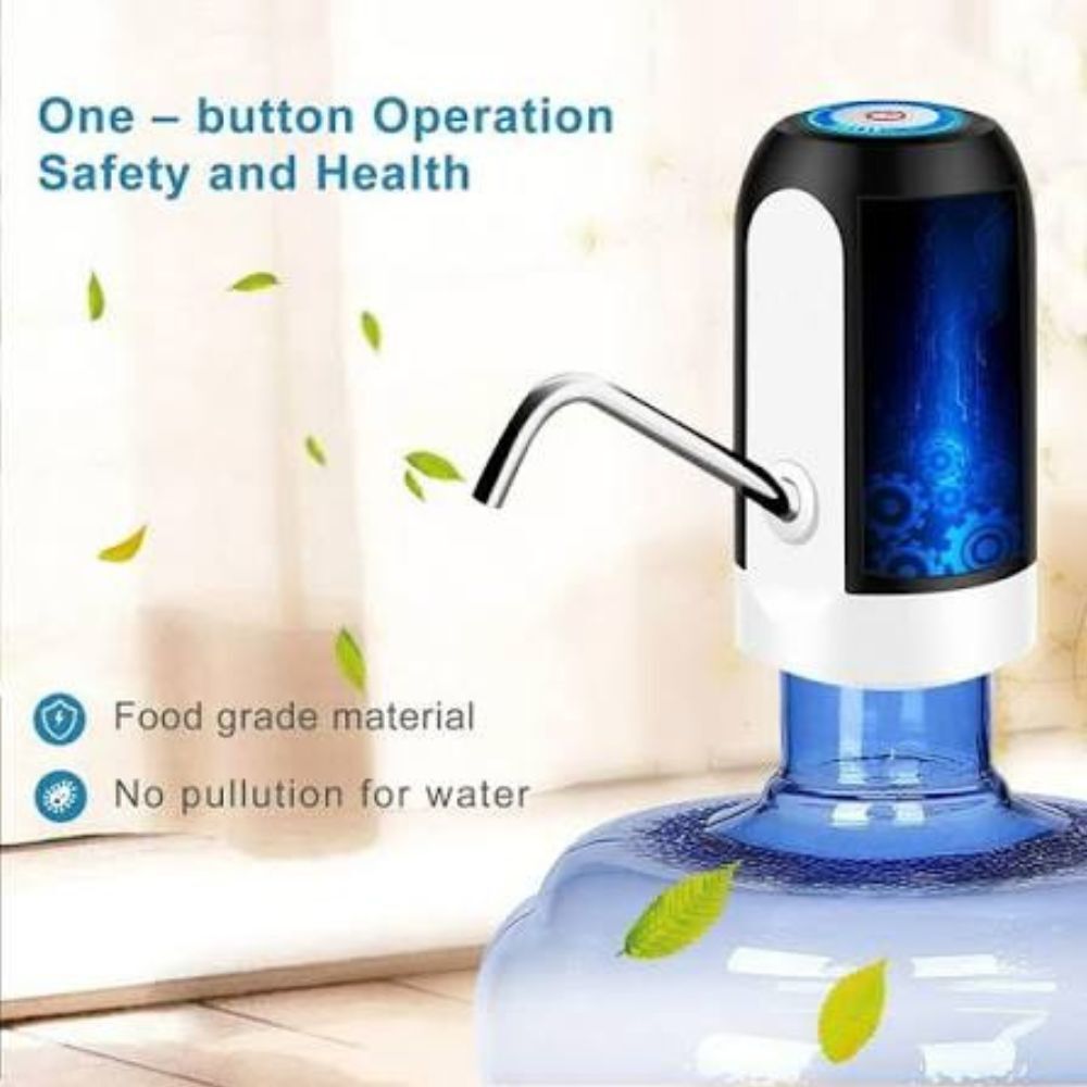 comfortinglives Automatic Water Can Dispenser Pump USB Powered with Stainless Steel Nozzle Bottled Water Dispenser-picture-13