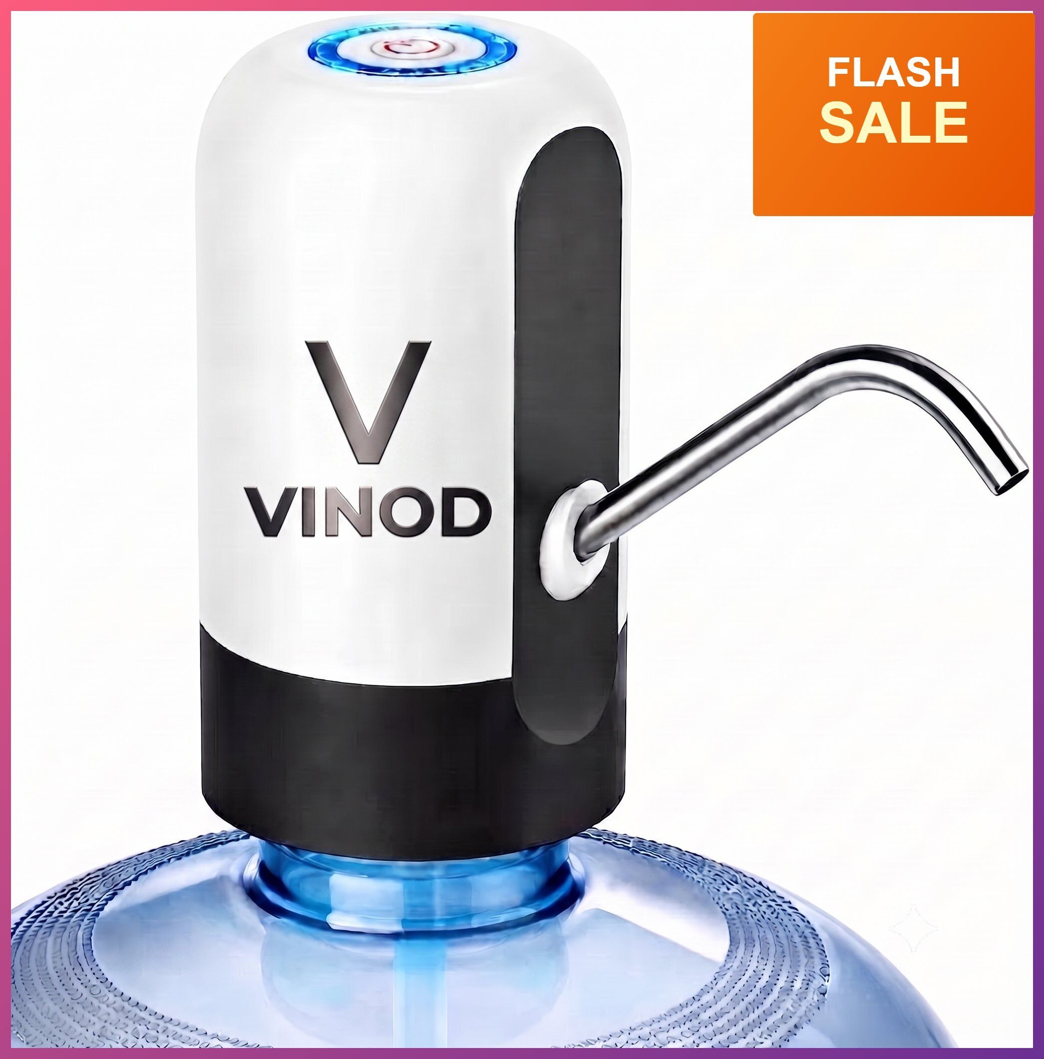 USB Electric Water Dispenser Pump for 20L Blue Water Bottle Can Bottom Loading Water Dispenser-image-48