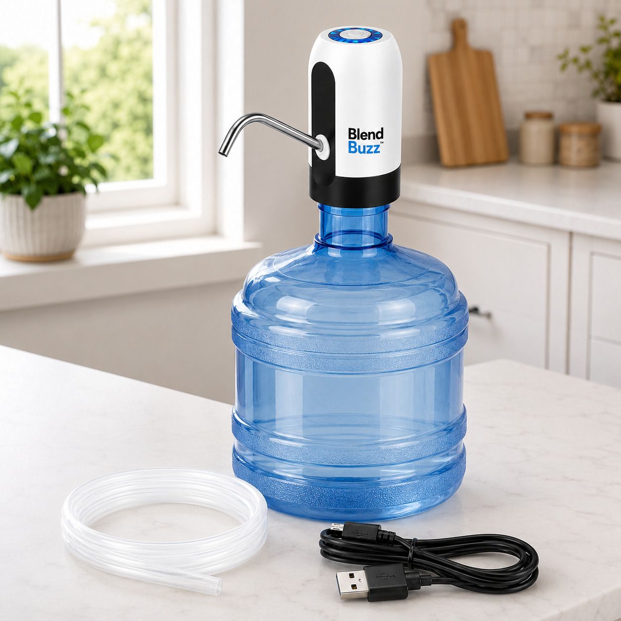 Portable Electric Water Pump for 20 Litre Can, Bottle and Container Bottled Water Dispenser-image-28