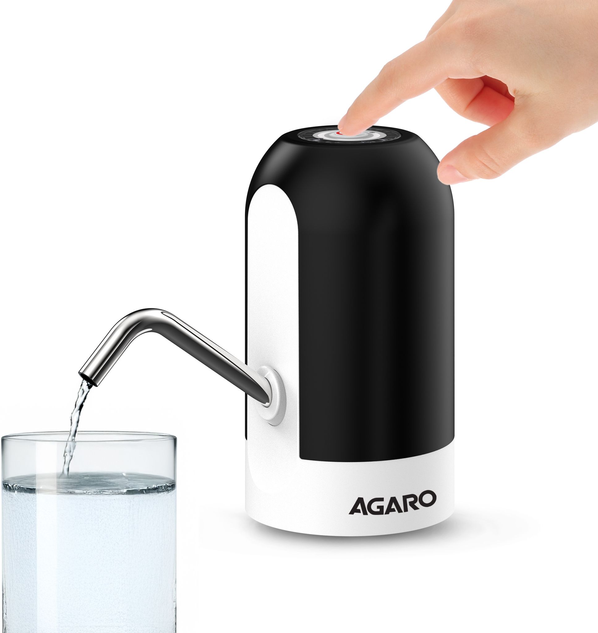 Delite Electric Water Dispenser Pump for 20 Litre Water Bottle | USB Charging Bottom Loading Water Dispenser