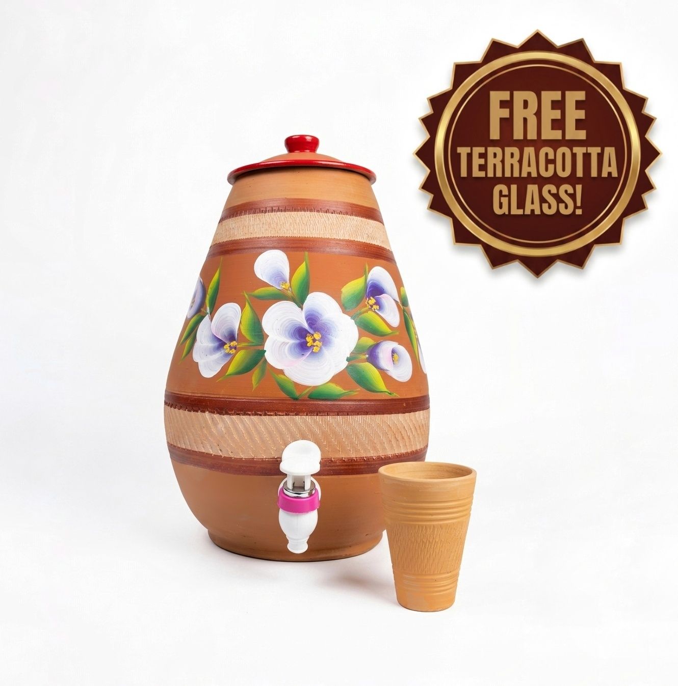 Terracotta Bottled Water Dispenser-image-23