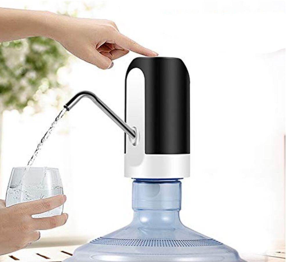 comfortinglives Water Can Dispenser Pump with Stainless Steel Outlet for 20L Bottle Bottled Water Dispenser-picture-37