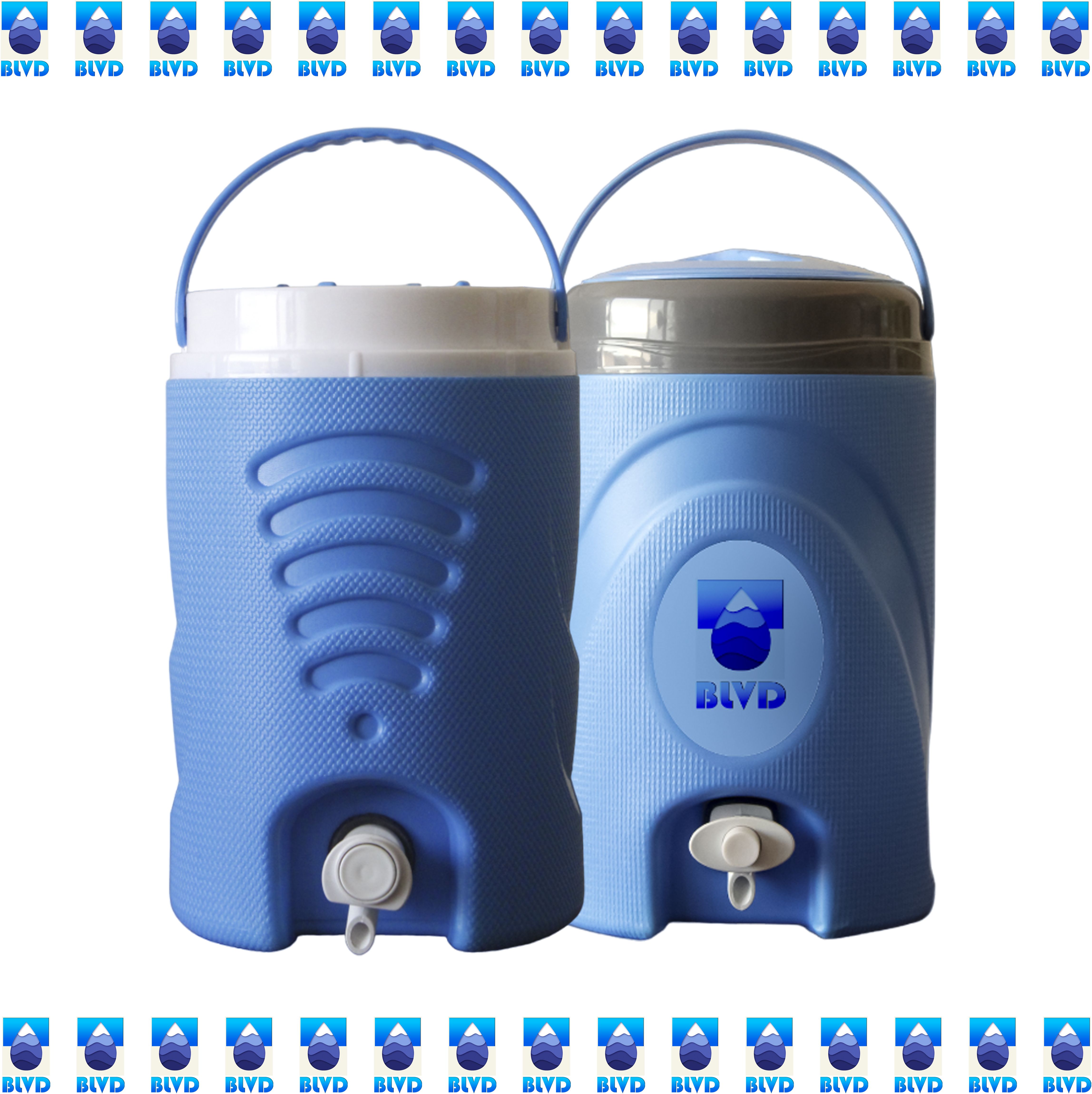 5 L Sky Blue and 6 L Blue Jar 2 NOS 11 L Drum-image-32