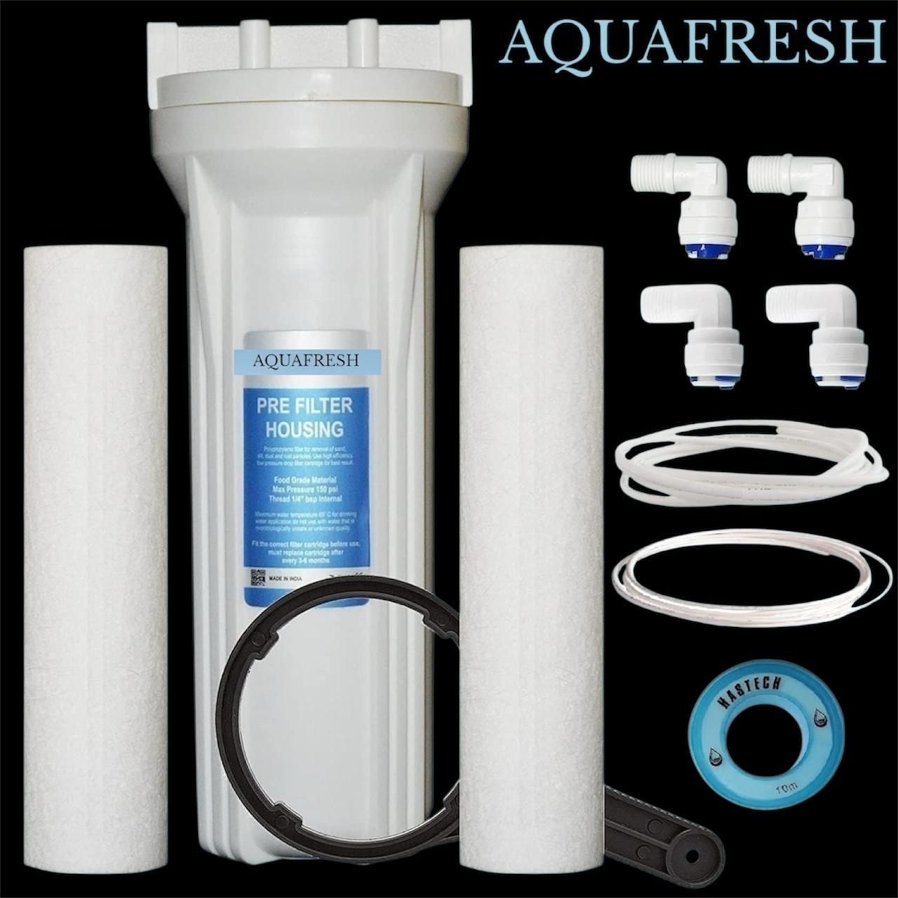 aquafresh by aquafresh PRE FILTER 10 Inch bowl 5 MICRON For Commercial & Domestic Water Filter Solid Filter Cartridge-picture-37