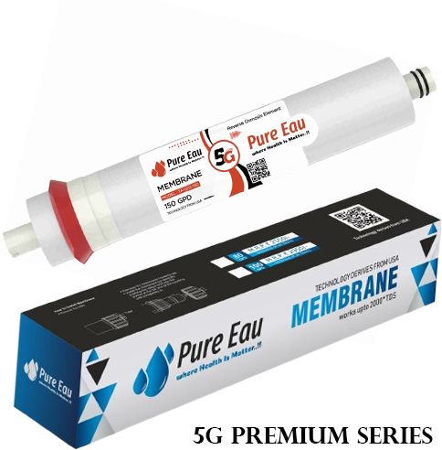 pure eau RO Membrane 150 GPD with Antiscalant Doser and Flow Restrictor, Solid Filter Cartridge-picture-18