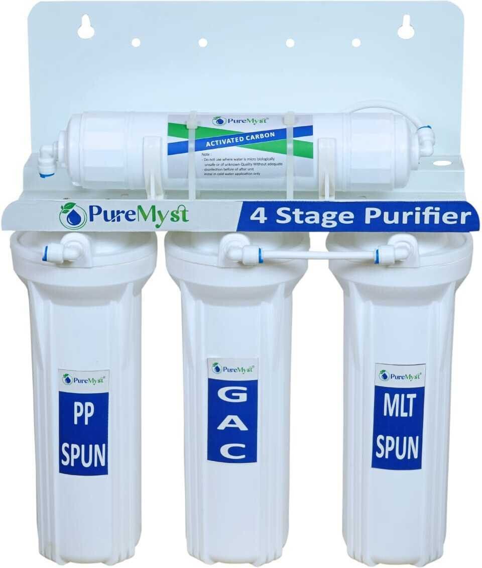 puremyst Non Electric 4 Stage Water Purifier With Active Carbon Gravity Filter Media Filter Cartridge-picture-10
