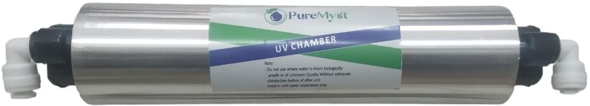 puremyst UV Chamber Barrel 10" Pushfit For RO Water Purifier Solid Filter Cartridge-picture-30