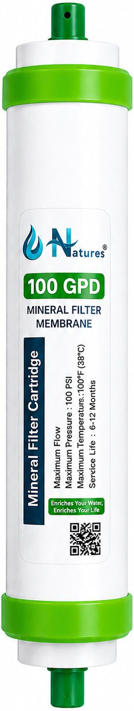 natures by natures AQUA High TDS RO Membrane 100 GPD | 3000 TDS | 0.0001 Micron Filtration Solid Filter Cartridge-picture-21