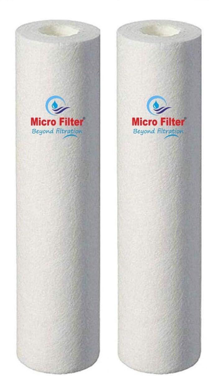 micro filter (Pack of 2) 10 Inch Spun Filter 5 Micron Polypropylene Sediment Cartridge Solid Filter Cartridge-picture-42