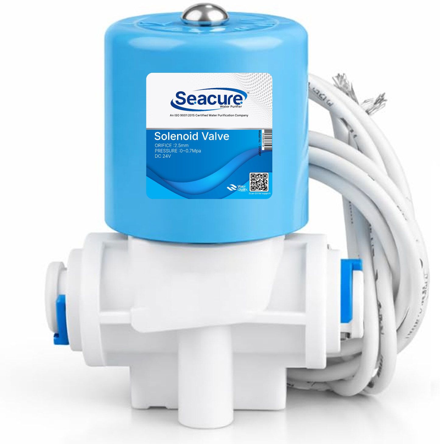 seacure Solenoid Valve SV 24V(DC) Suitable for All Type of RO Water Purifier Pack of 1 Solid Filter Cartridge-picture-19