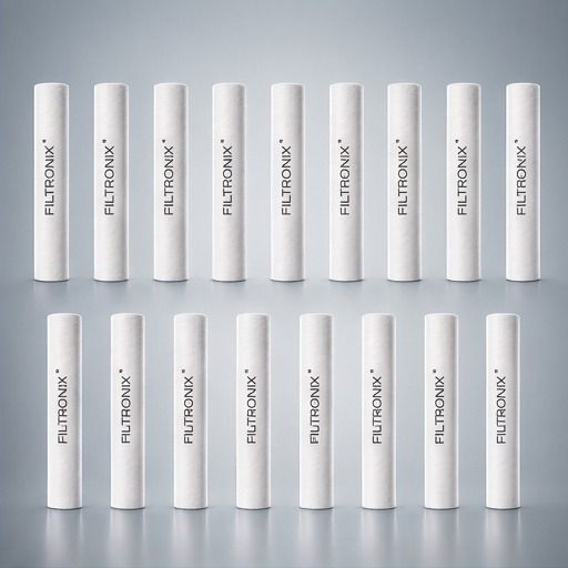 17 piece 5 micron 20 inch slim water filter spun pp solid filter cartridge
