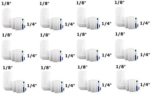 RO Membrane Housing Elbow Connectors Suited for All RO Model - 1/4" x 1/8" Solid Filter Cartridge-image-26