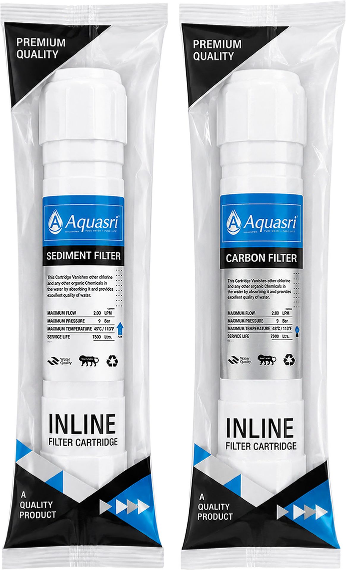 aqua sri Universal Inline Sediment & Carbon Filter_P23 Media Filter Cartridge-picture-42