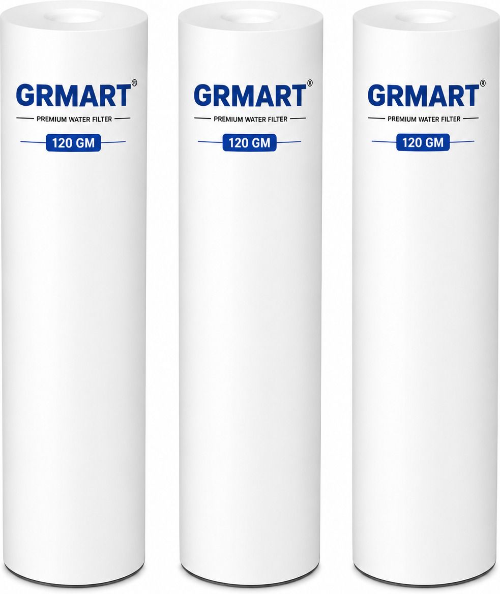 grmart 120 GM 10'' PP Spun Filter Candle For All Types Of Ro Solid Filter Cartridge-picture-39