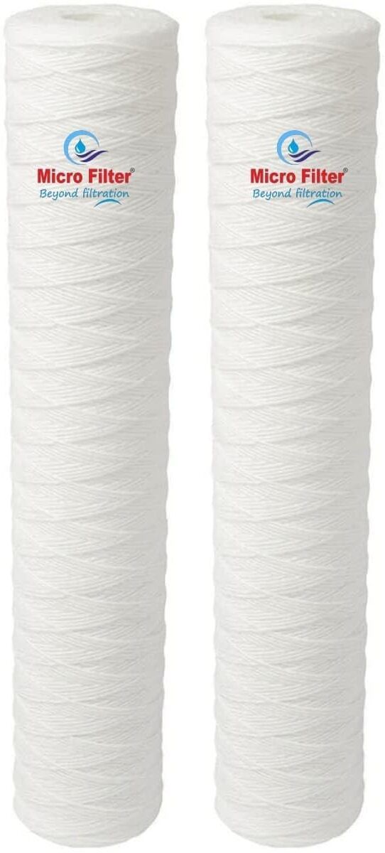 micro filter (Pack of 2) Commercial / Industrial Jumbo Wound Filter 20 x 2 Inch for RO System Wound Filter Cartridge-picture-28
