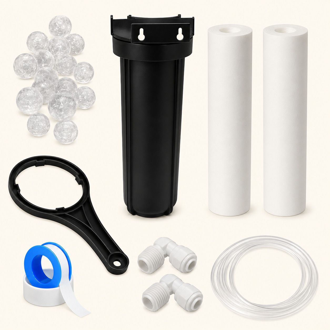 mgshop RO SERVICE KIT 5 PC Antiscalent balls Solid Filter Cartridge-picture-23
