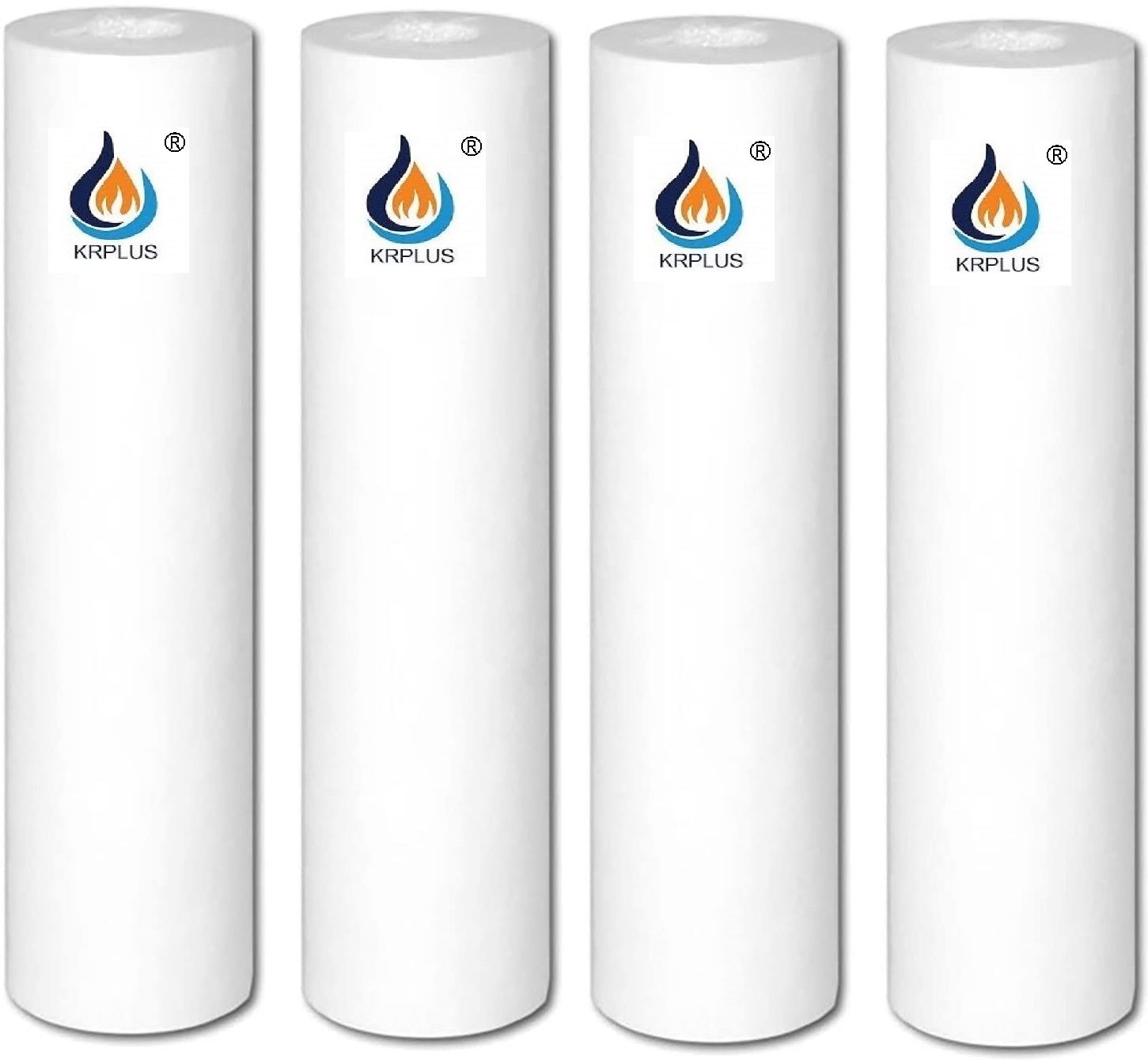 krplus 4 Pcs Spun Sediment Filter 10 Inch Comptaible with All Types of Water Purifier Solid Filter Cartridge-picture-39
