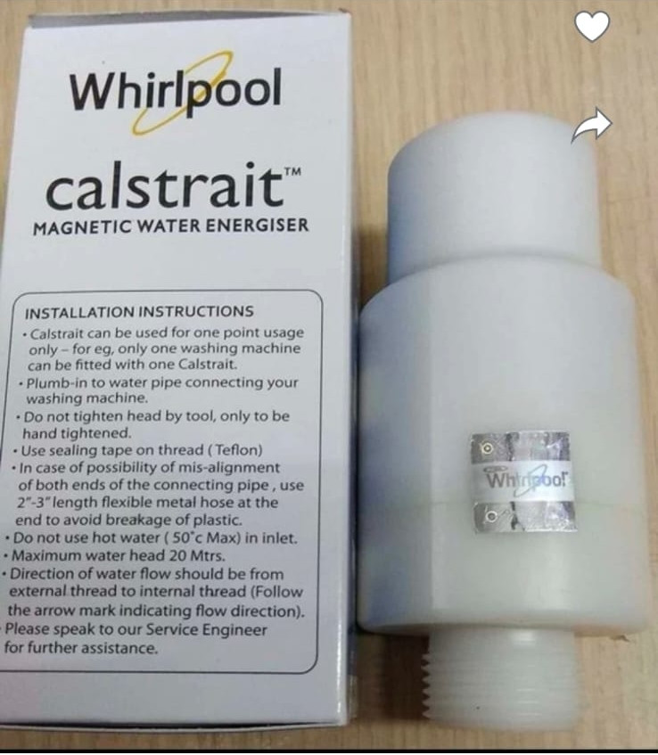 calstrait Washing machine softener Solid Filter Cartridge image 1
