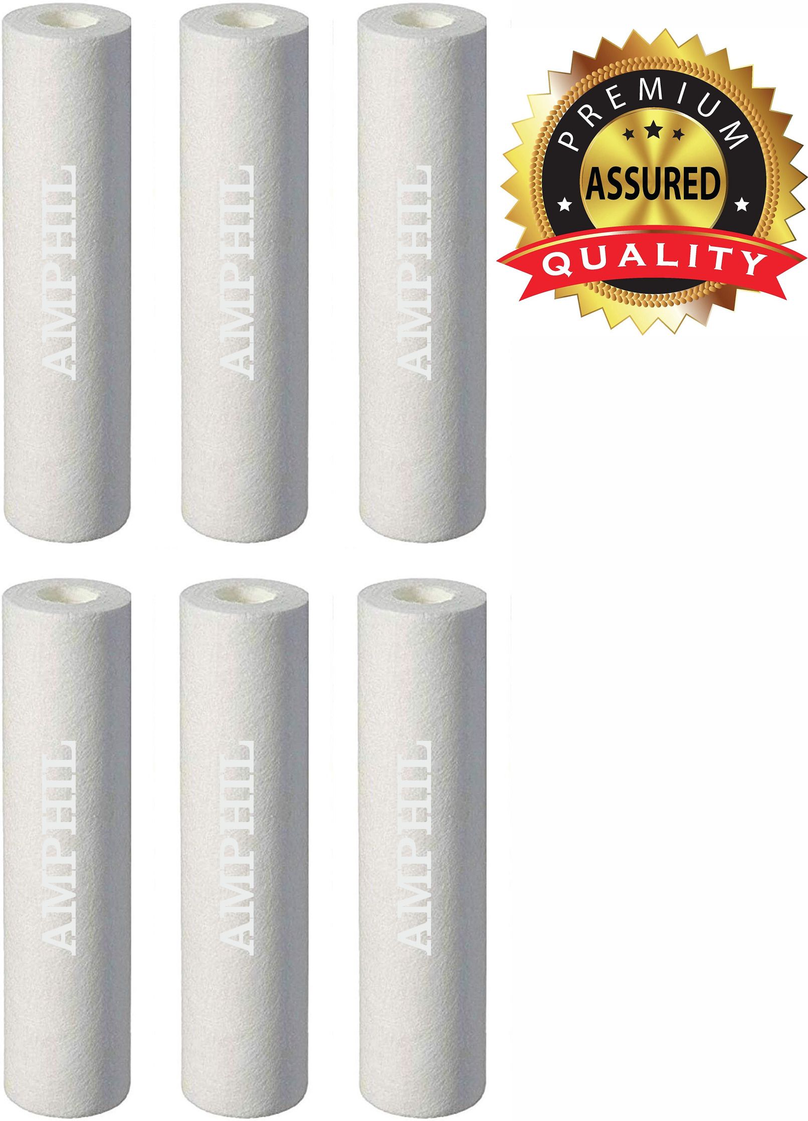 amphil 5 Micron Pre Filter Cartridge 10" Inch Pp Spun Filter Hevy Quality - 6 Wound Filter Cartridge-picture-13