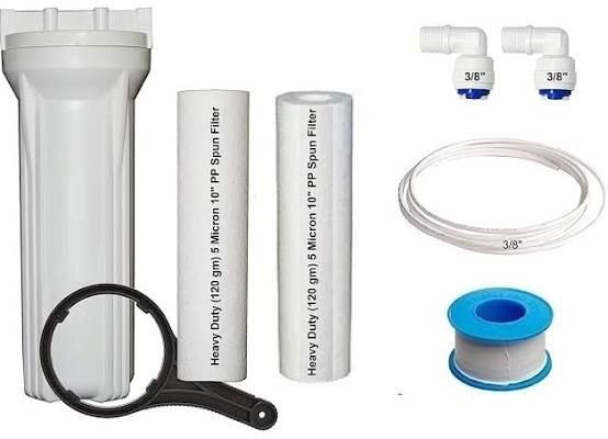 Pre-Filter Bowl Set with Two 10 Inch PP Spun Filter and Spanner for all Solid Filter Cartridge-image-17