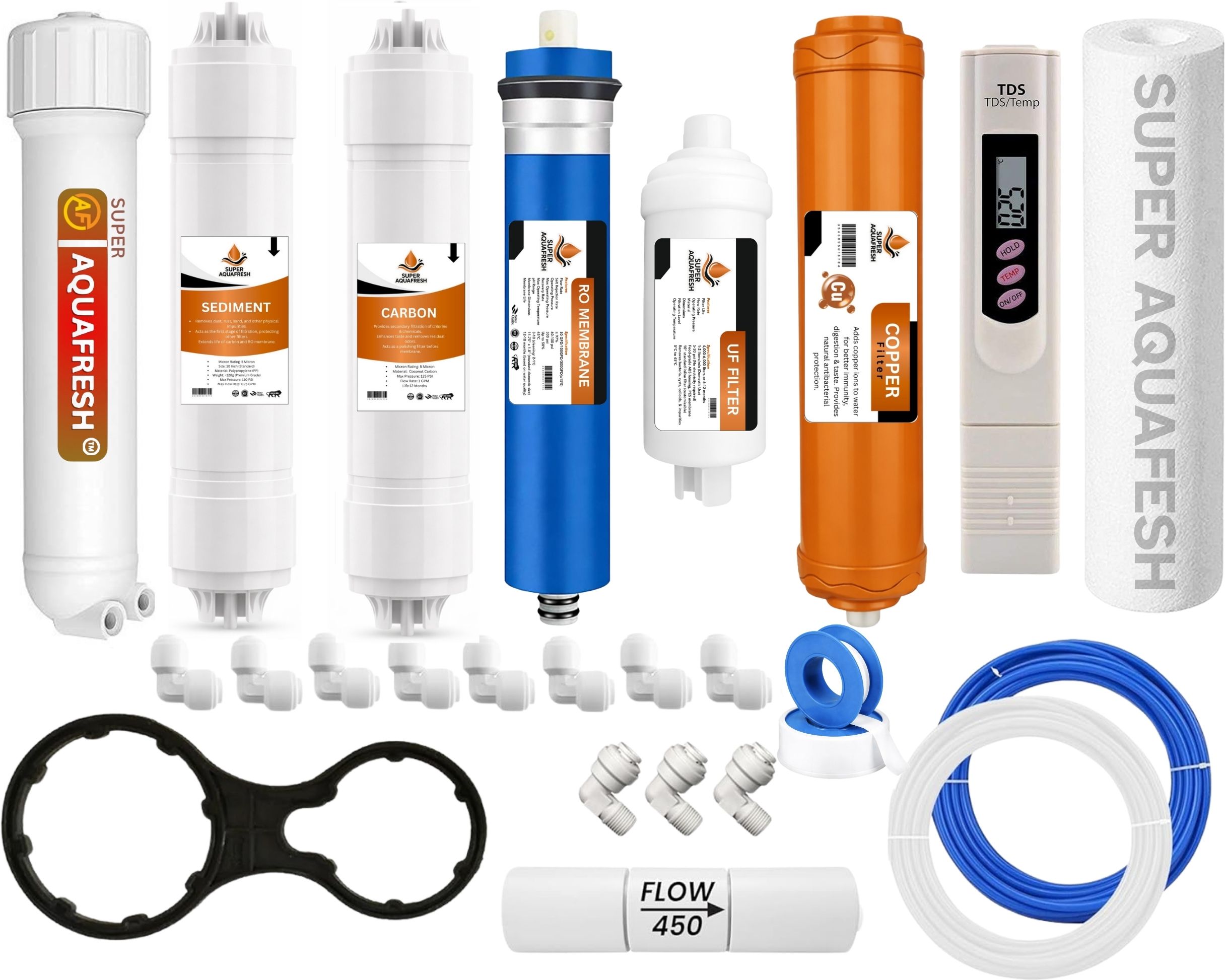super aquafresh RO Service Kit 100 GPD Solid Filter Cartridge-picture-1