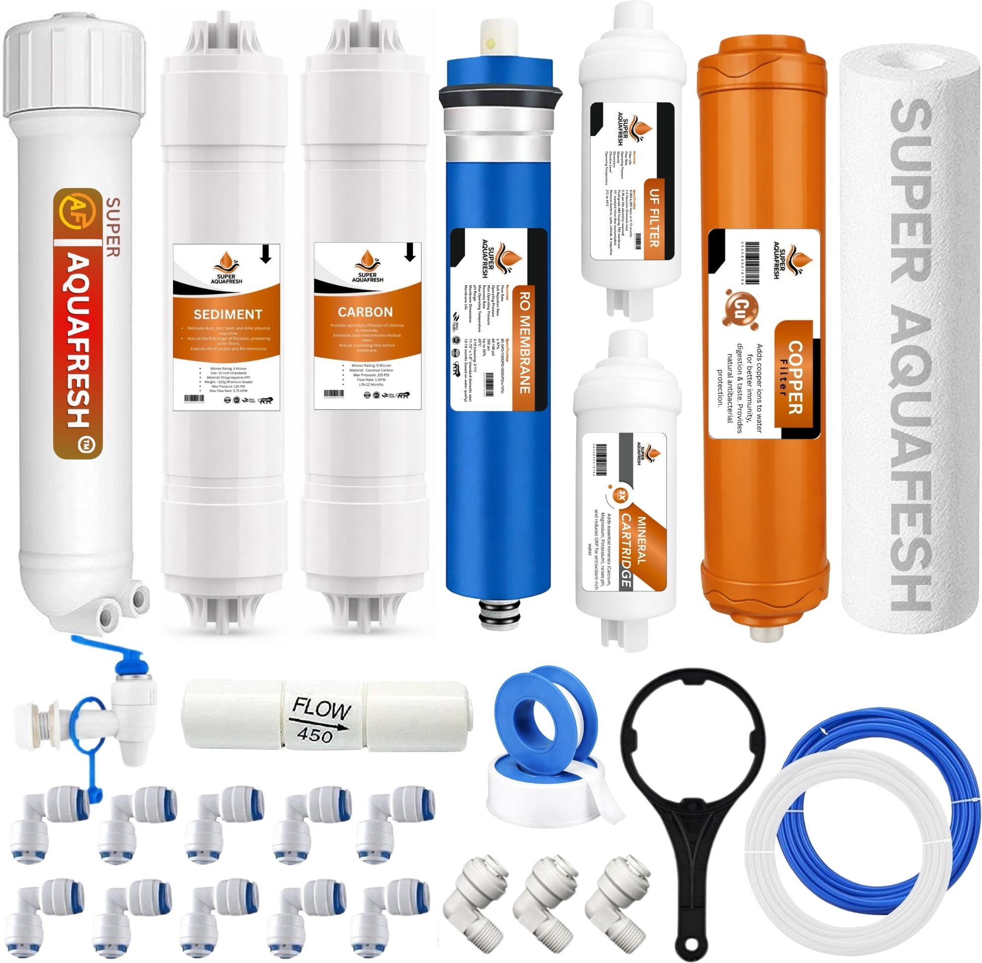super aquafresh RO-12IN1-Service Kit Solid Filter Cartridge-picture-0
